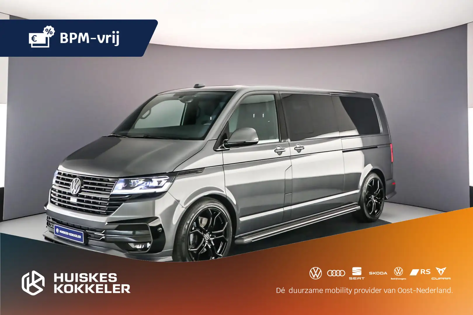 Volkswagen T6.1 Transporter Caravelle T6.1 ABT 2.0 TDI 204PK DSG L2H1 Dubbel c Gris - 1