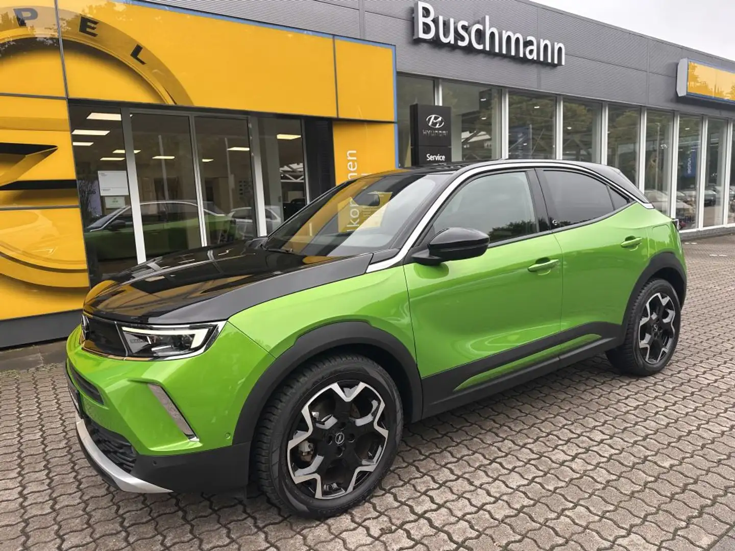 Opel Mokka-E +NAVI+RÜCKFAHRKAMERA+11KW Charger+ Verde - 1