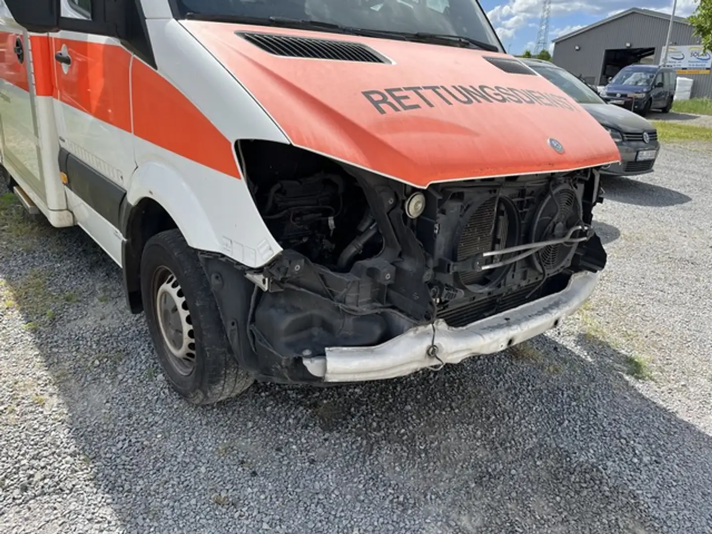 Mercedes-Benz Sprinter Krankenwagen Rettungswagen Diebstahlschaden White - 1