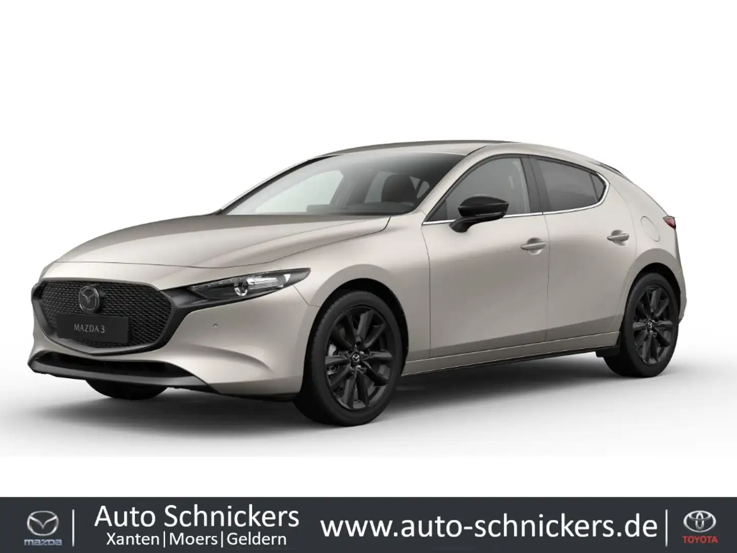 Mazda 3 NAGISA+KAMERA+CARPLAY+LED+HEAD-UP+TZ-AKTION ! Silber - 1