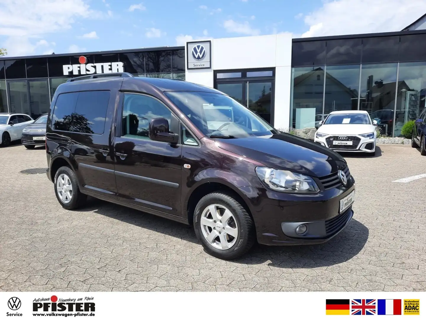 Volkswagen Caddy Kasten/Kombi Roncalli Steuerkette Neu Klima Navi Schwarz - 1