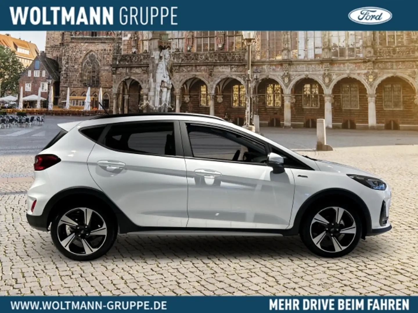 Ford Fiesta Active X 1.0 EcoBoost M-Hybrid LED Klimaautom Weiß - 2