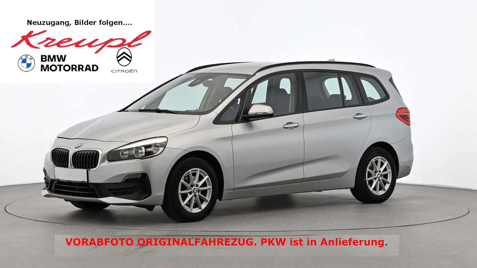 BMW 216 d Grand Tourer Adv.  Erstbesitz, NP €38.501,- Silber - 1