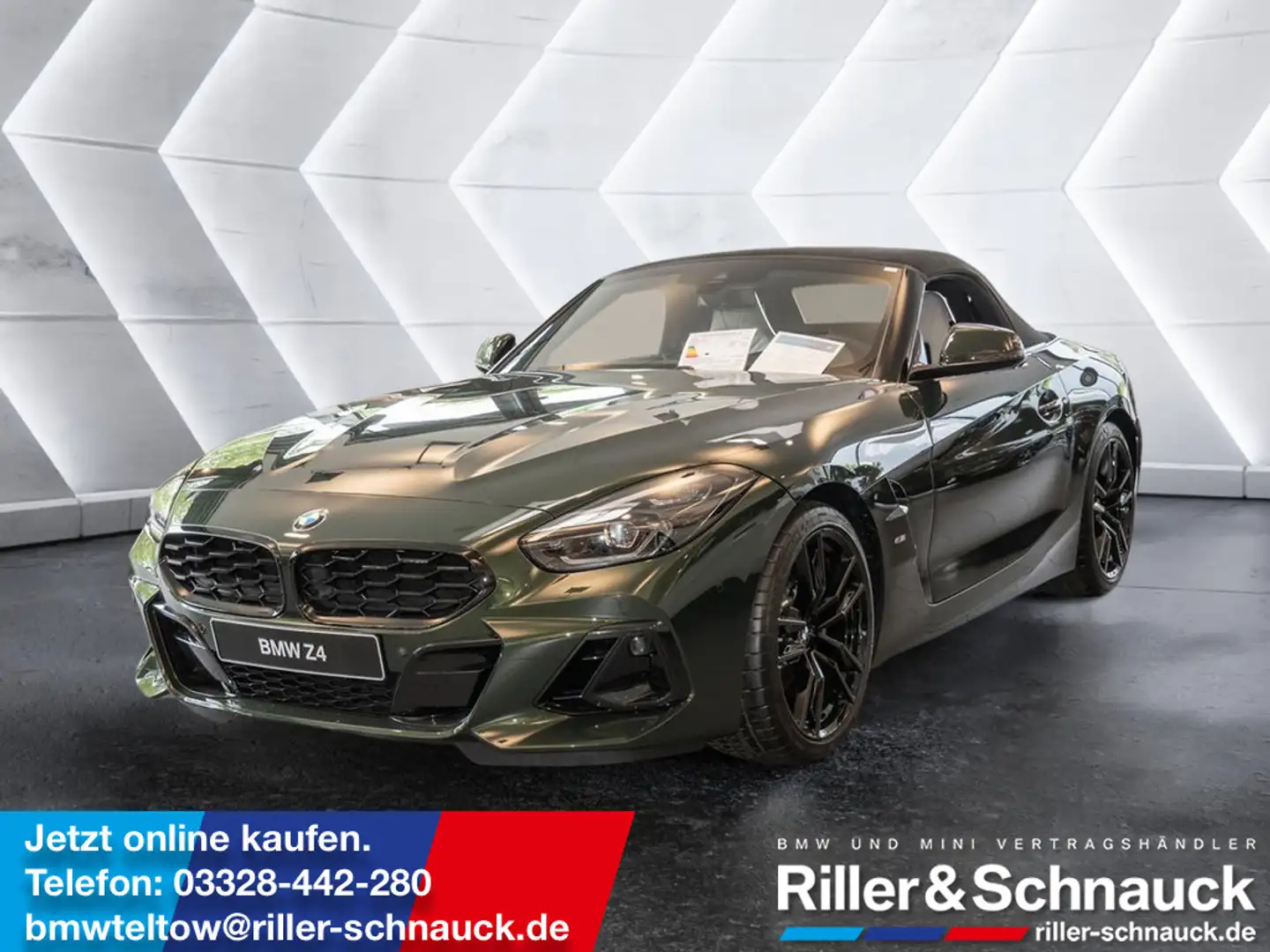 BMW Z4 sDrive 30i M-Sport NAVI W-LAN ACC HUD LED Grün - 1