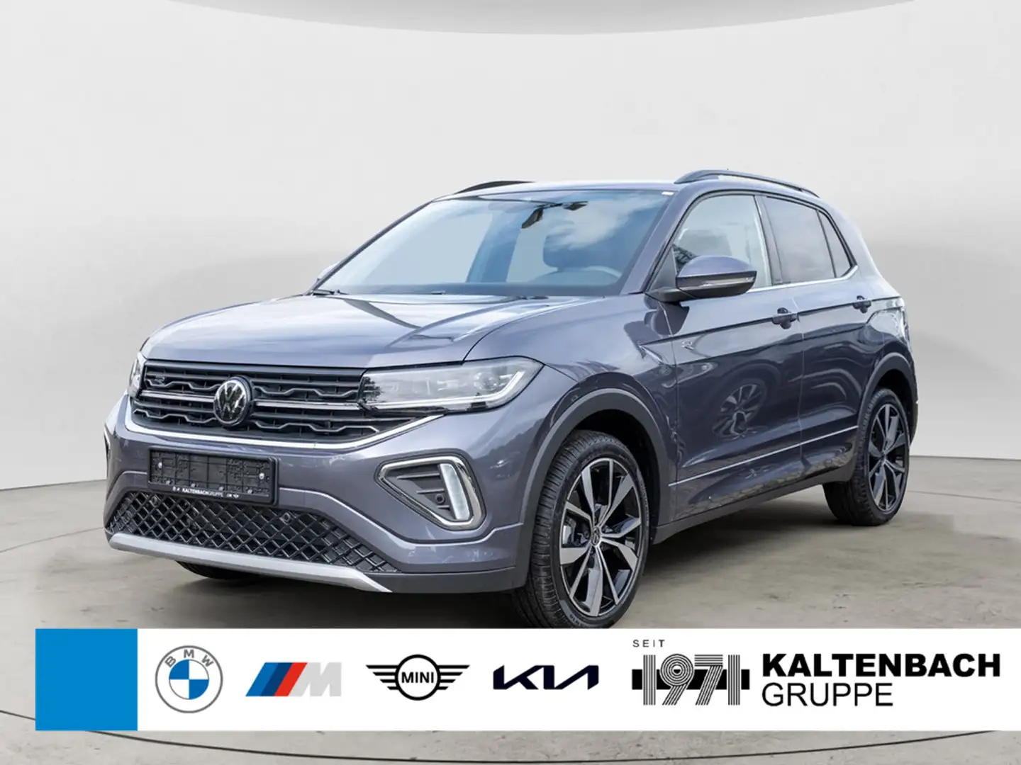 Volkswagen T-Cross 1.0 TSI R-Line AHK NAVI MATRIX-LED Grau - 1