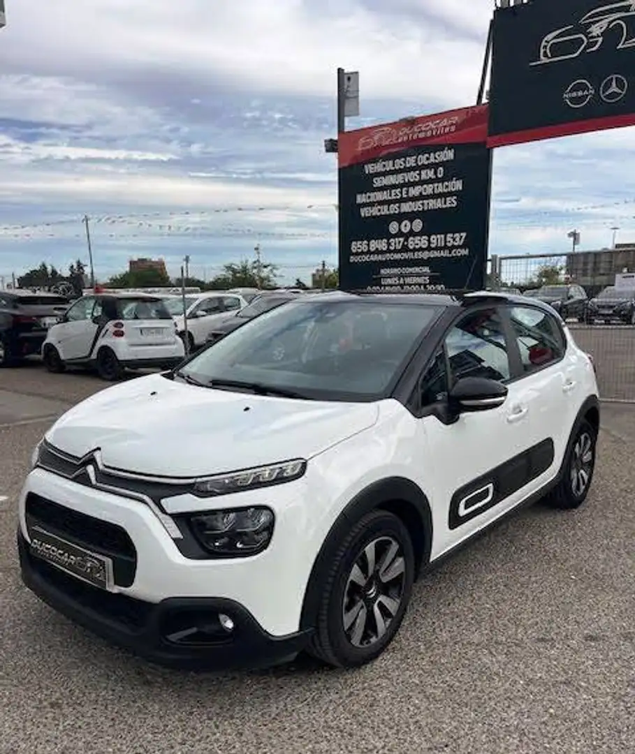 Citroen C3 1.2 PureTech S&S Feel Pack 83 Blanc - 2