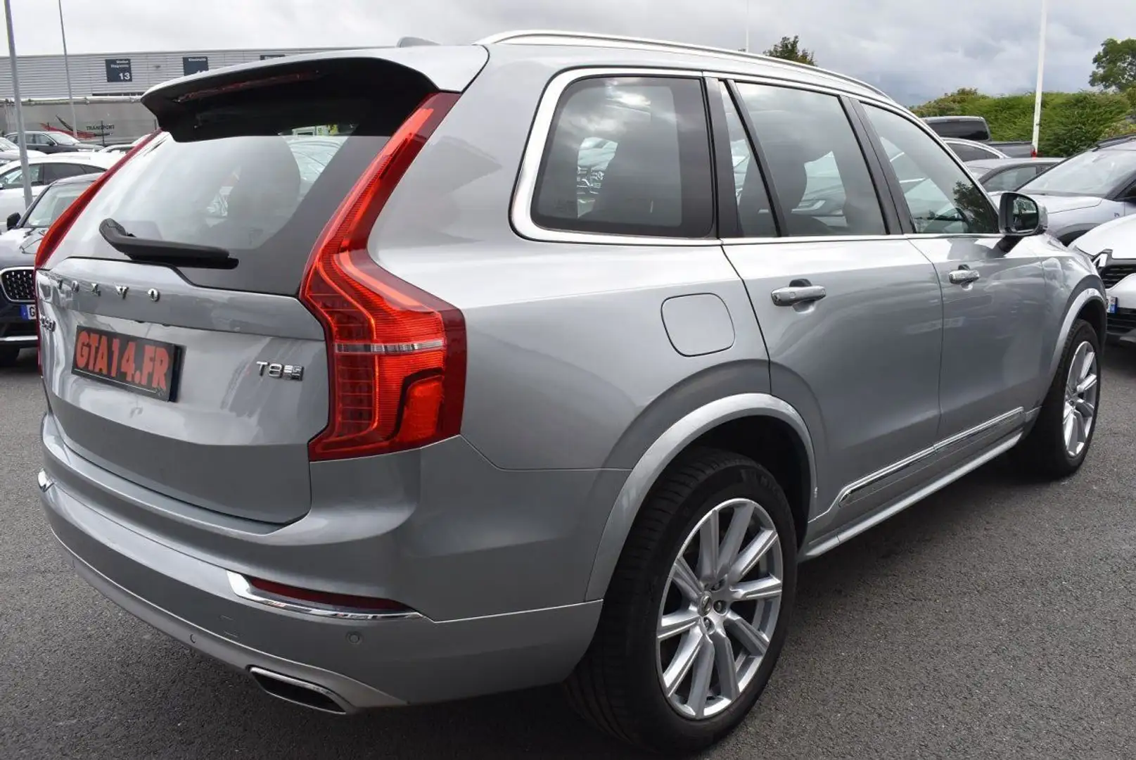 Volvo XC90 T8 TWIN ENGINE 303 + 87CH INSCRIPTION LUXE GEARTRO Gris - 2