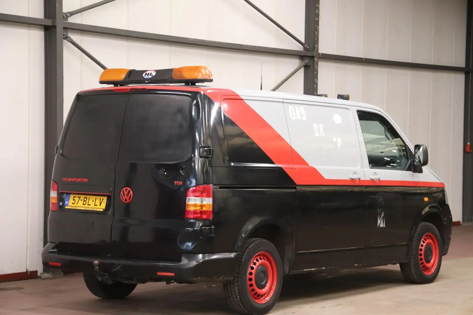 Volkswagen T5 Transporter 2.5 TDI 300 MARGE auto, Geen BTW MARGE voertuig, g Negro - 2