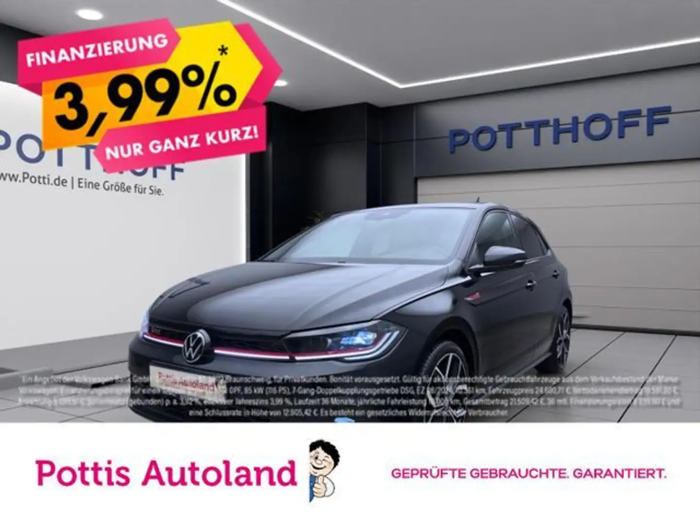 Volkswagen Polo GTI NAVI KAMERA PDC IQ.LIGHT Schwarz - 1