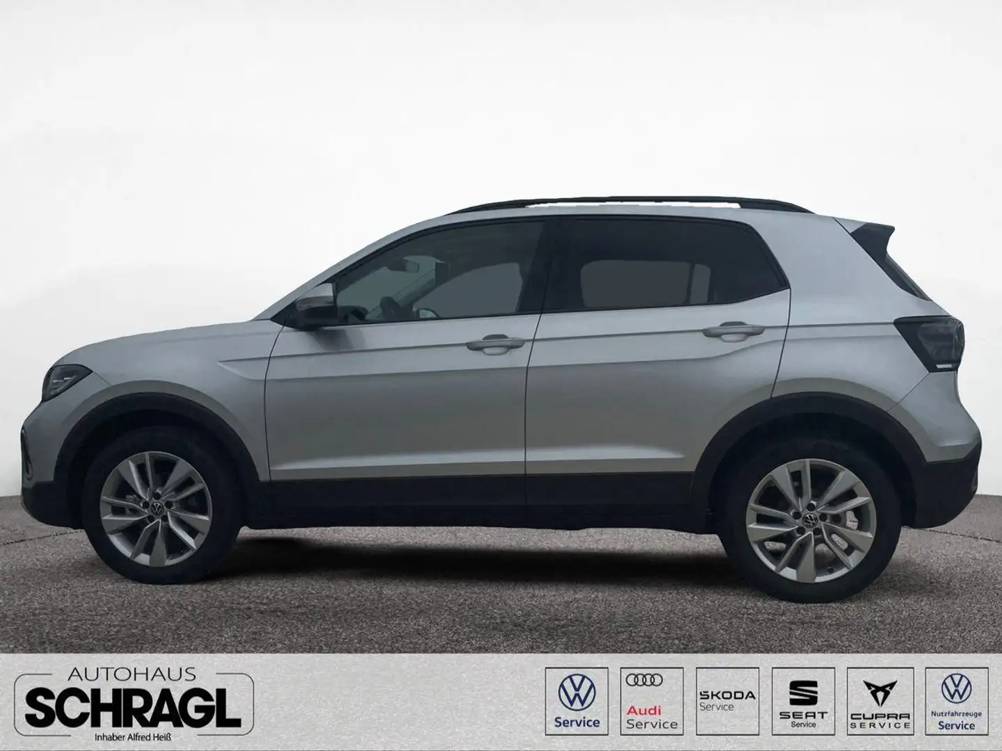 Volkswagen T-Cross 1.0 TSI DSG LIFE FACELIFT+KAMERA+MATRIX Silber - 2