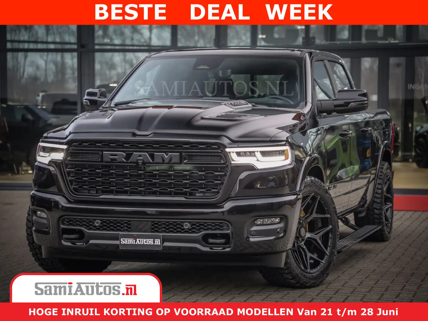 Dodge RAM 1500 Limited Night H.O 540HP 706Nm | Massage + Ful Noir - 1