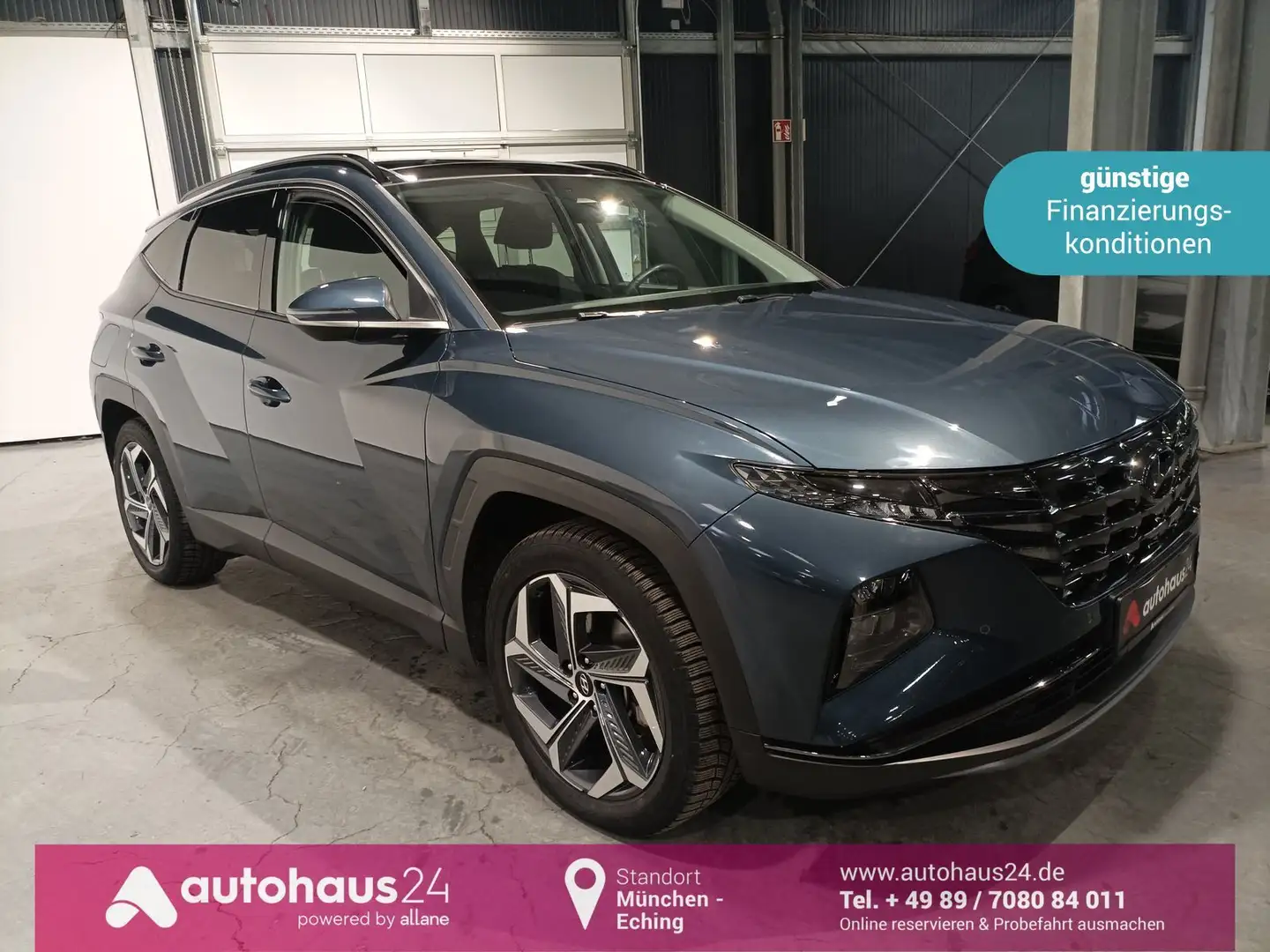 Hyundai TUCSON 1.6 T-GDI Trend PHEV|4WD|ACC|Pano|LED Blauw - 1