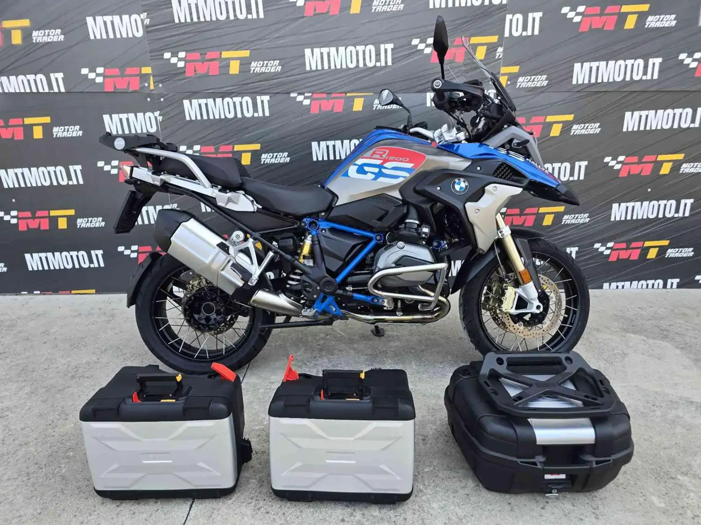 BMW R 1200 GS Rally Video 360 Azul - 1