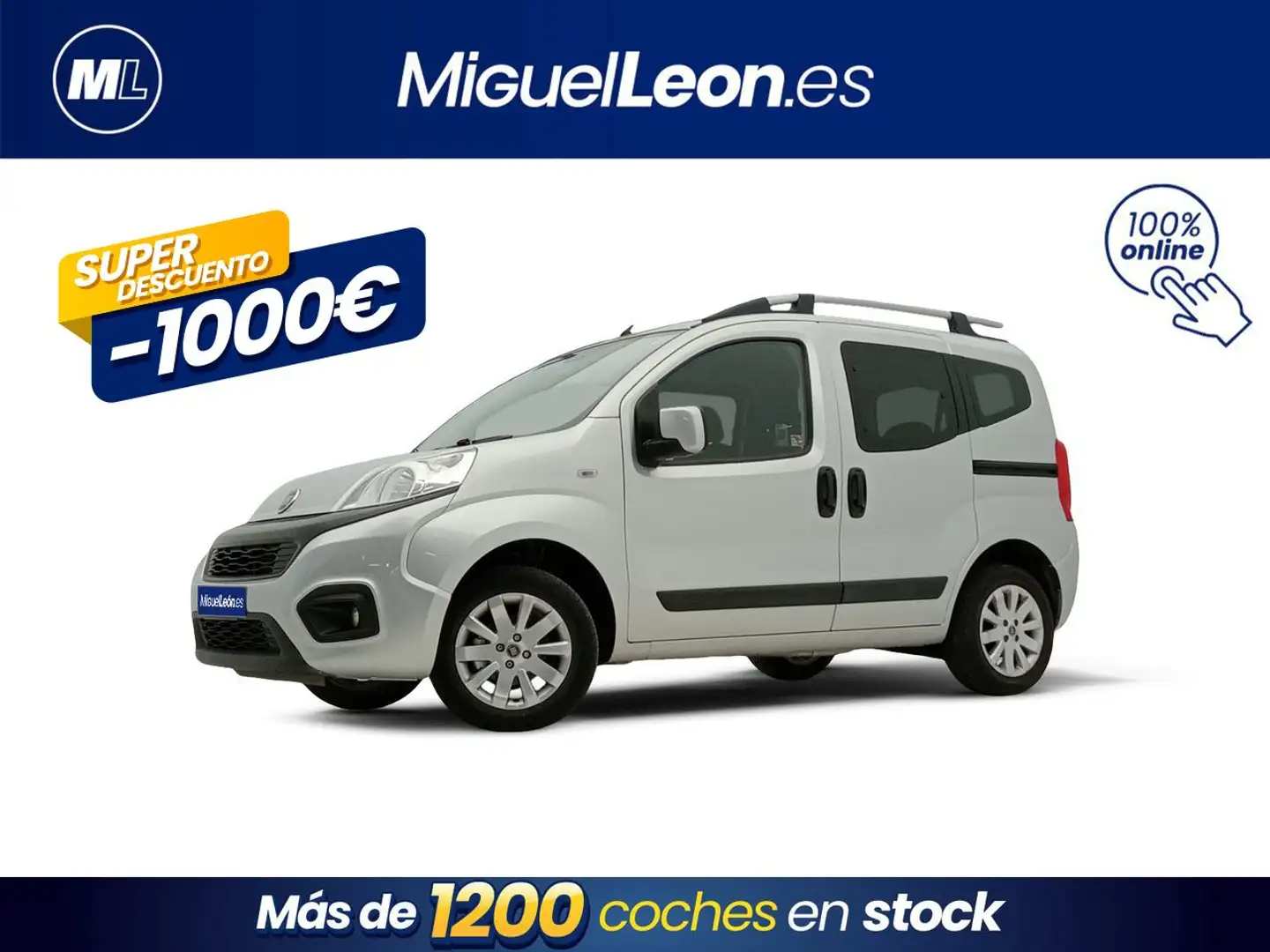 Fiat Qubo 1.4 Lounge Gris - 1