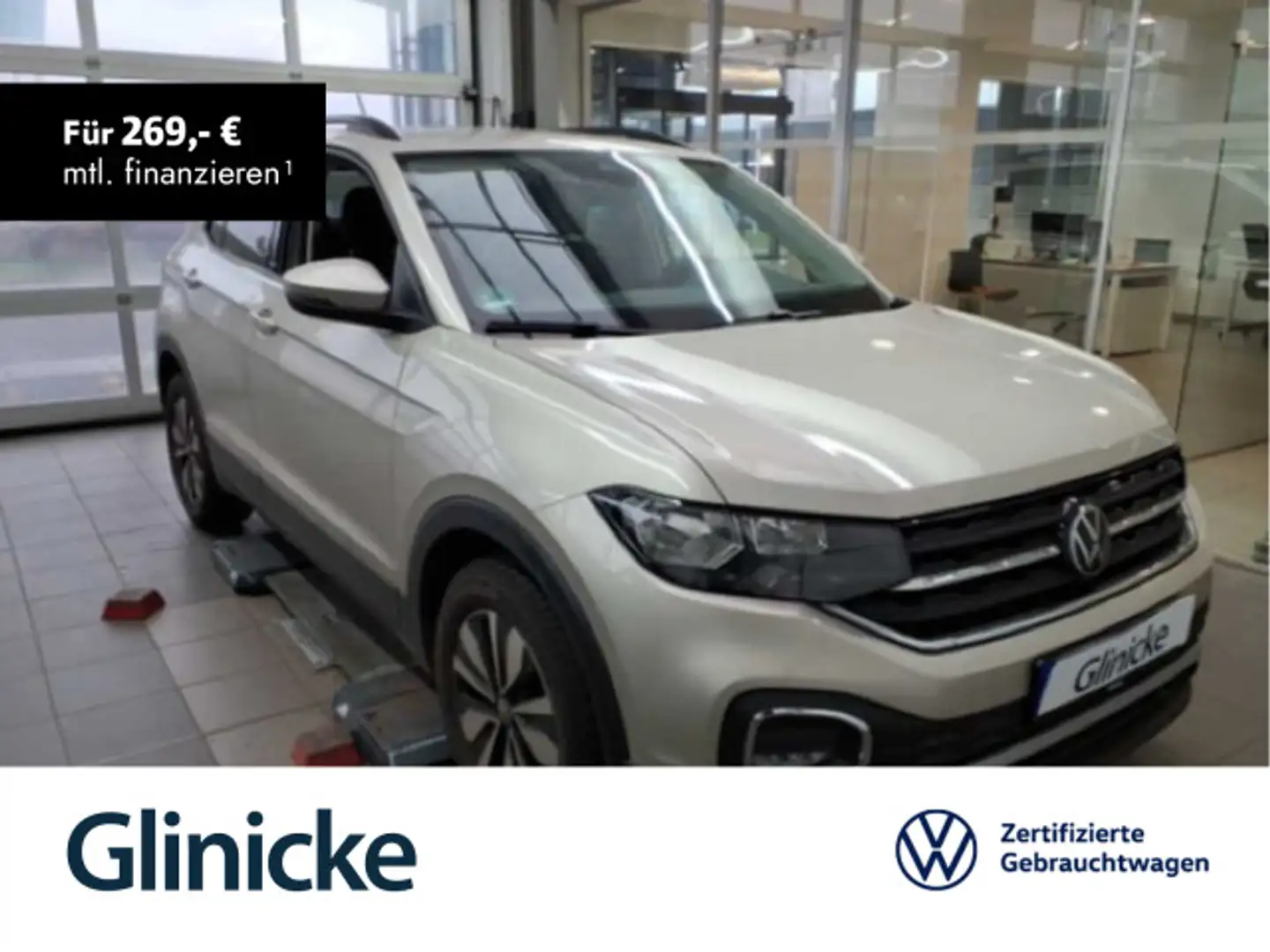 Volkswagen T-Cross 1.0 TSI Move Klima Navi Sitzh. App-Con. Silber - 1