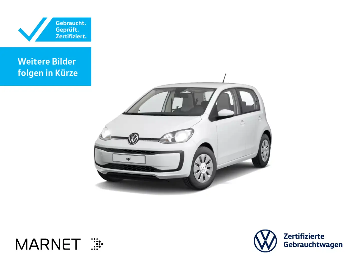 Volkswagen up! 1.0 move up! *KAMERA*KLIMA*PDC*ALLWETTER Weiß - 1