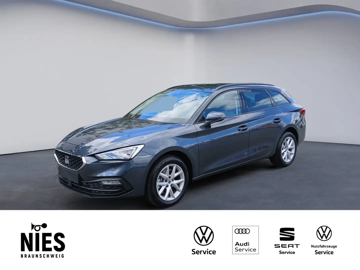 SEAT Leon ST 2.0 TDI Road Edition MATRIX+AHK+ACC Grau - 1