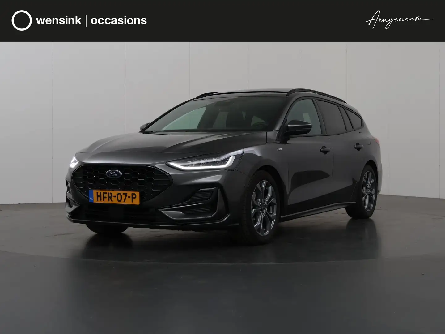 Ford Focus Wagon 1.0 EcoBoost Hybrid ST Line | Panoramadak | Grijs - 1