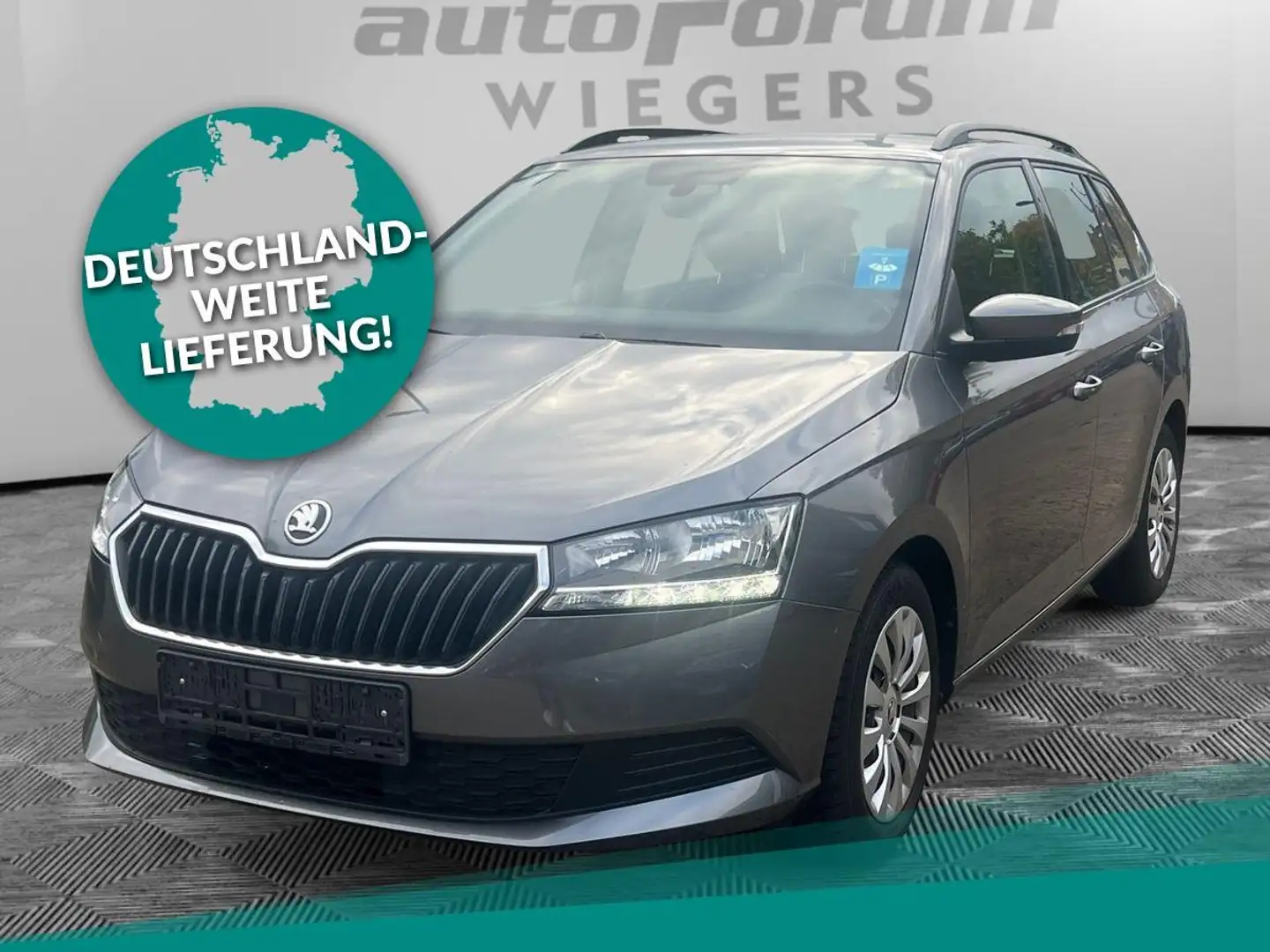 Skoda Fabia Combi 1,0 TSI AMBITION Navi+SHZ Gris - 1