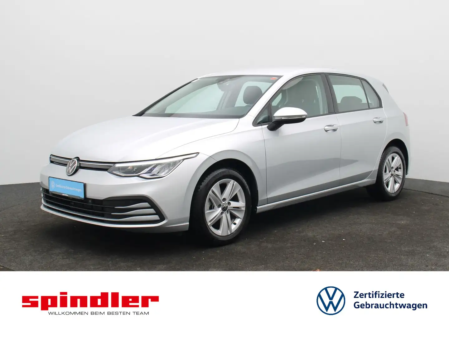 Volkswagen Golf VIII Life 1.5TSI / Navi, App, LED, ACC, SHZ Plateado - 1