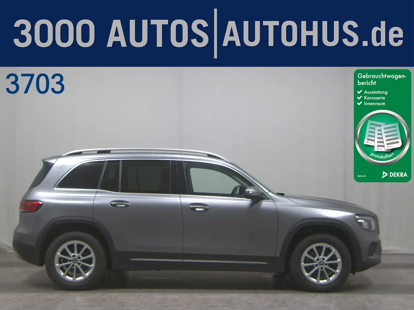 Mercedes-Benz GLB 200 d Navi LED Leder MBUX AHK RFK Gris - 1