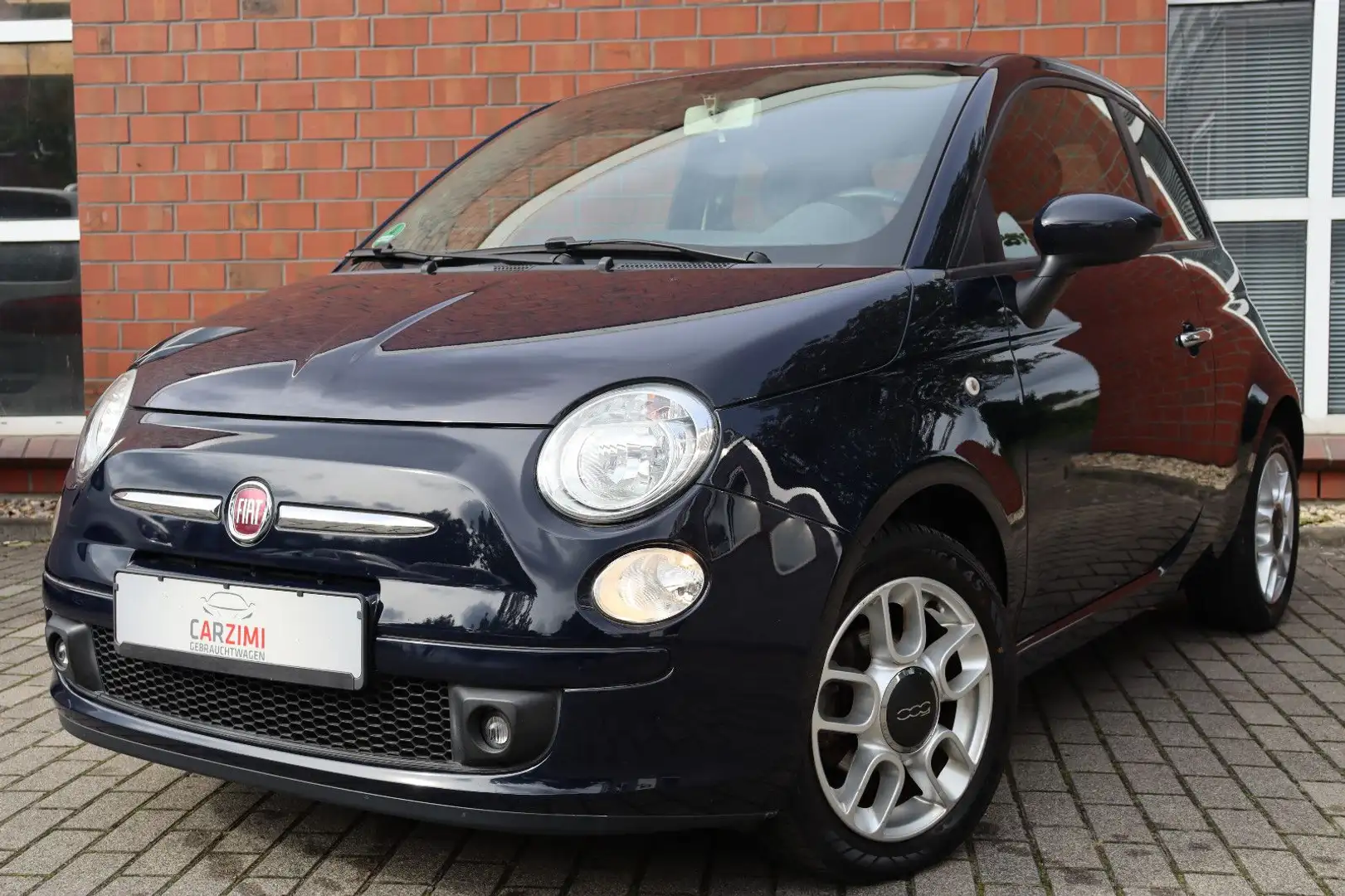 Fiat 500 Sport 1.2 Leder Klima TÜV Neu Blau - 1