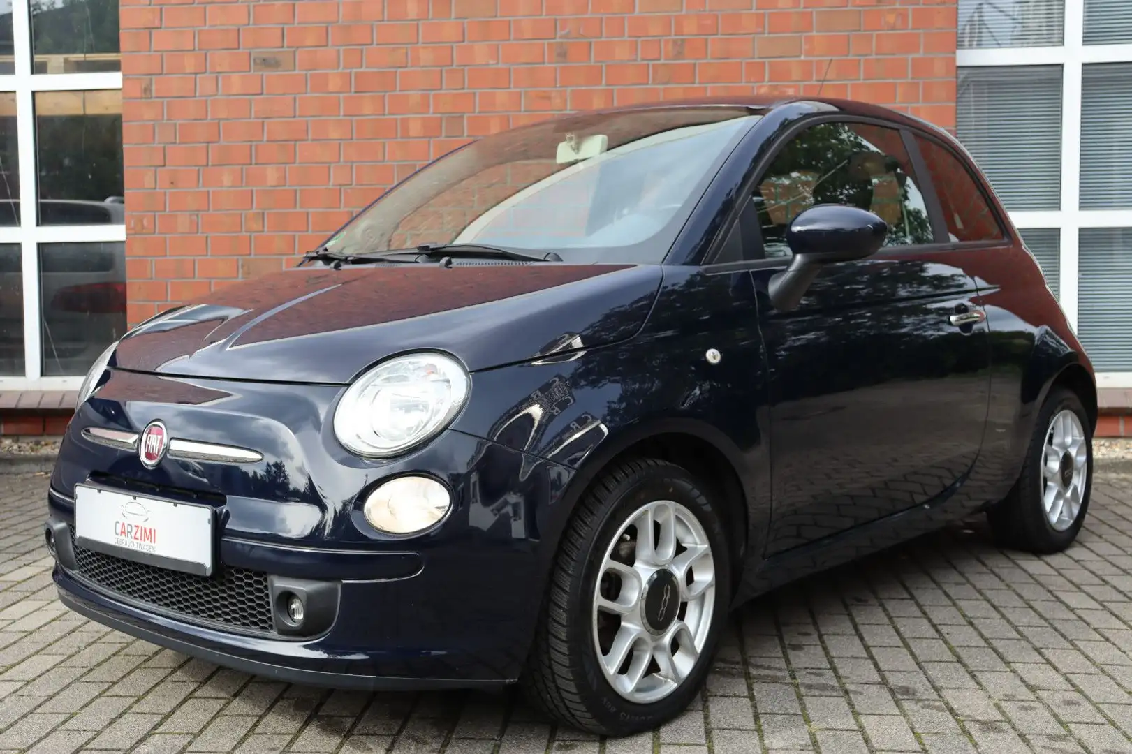 Fiat 500 Sport 1.2 Leder Klima TÜV Neu Blau - 2