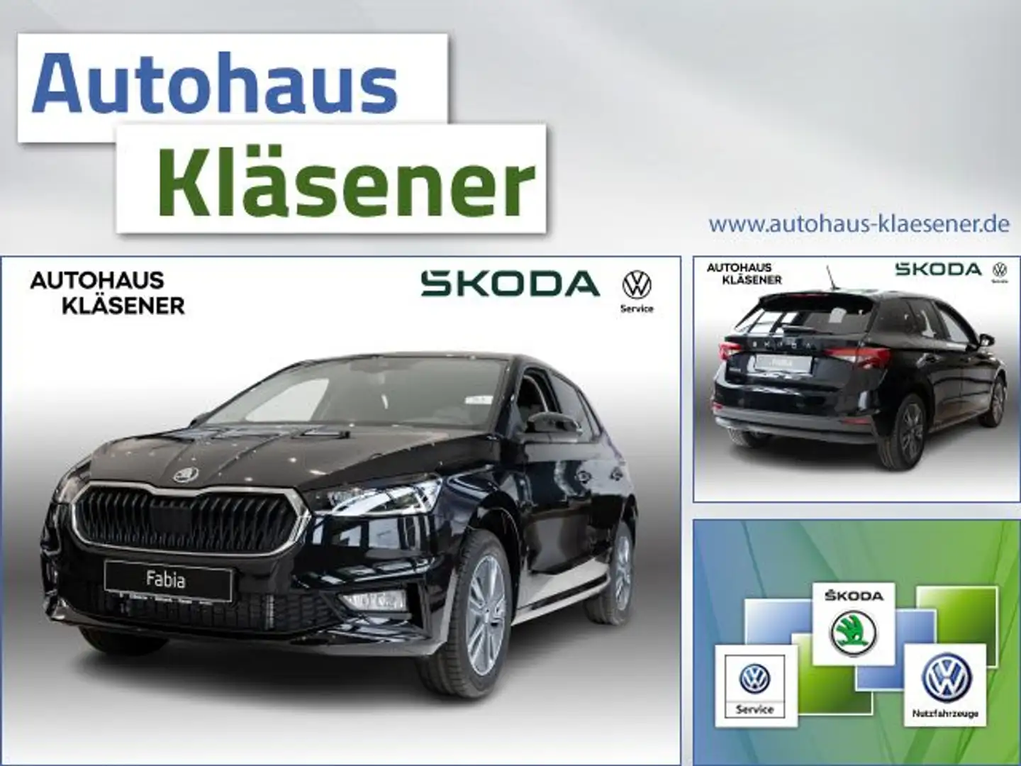 Skoda Fabia Drive 1,0 TSI DSG Bluetooth Navi LED Klima Schwarz - 1