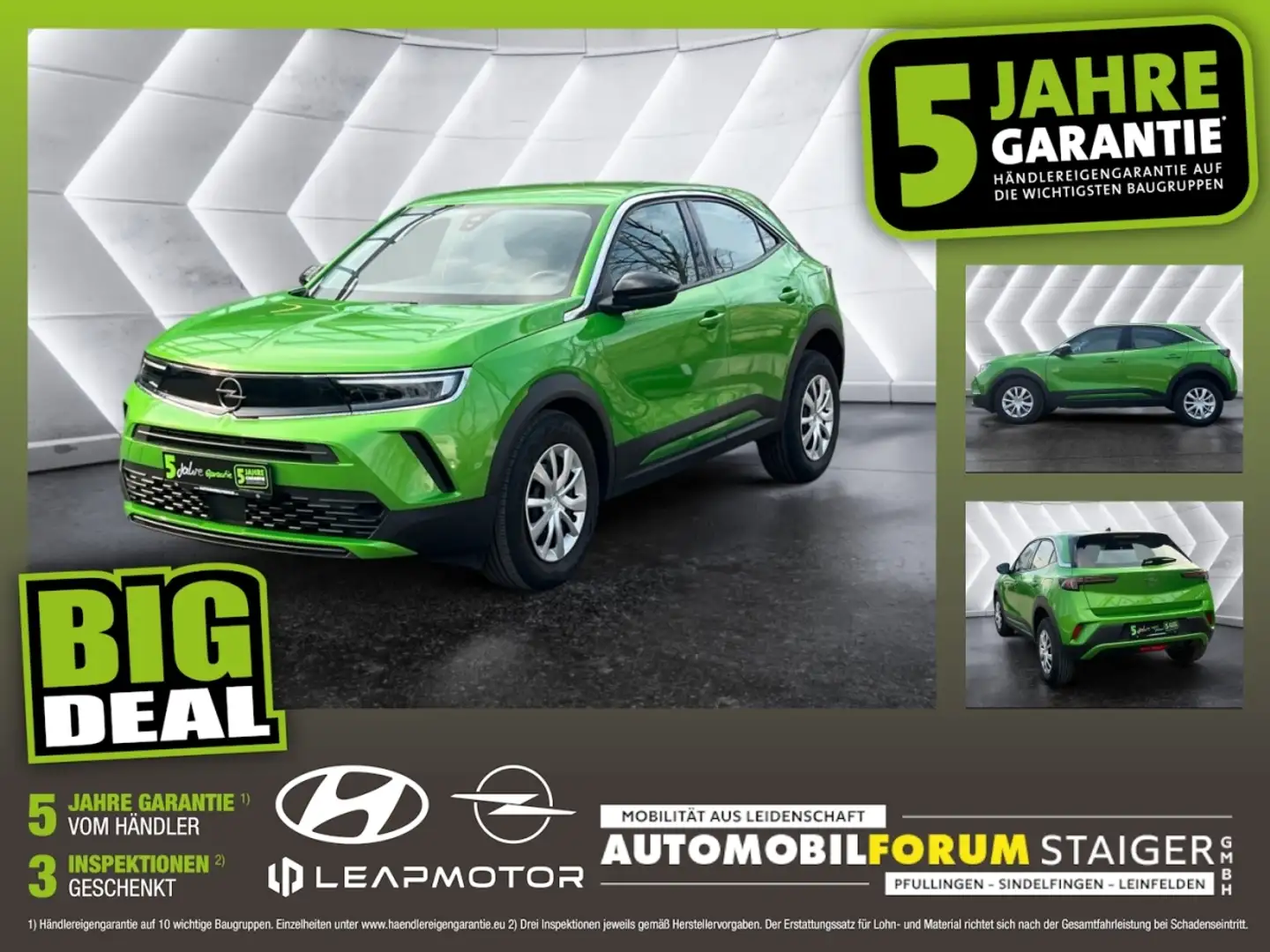 Opel Mokka 1.2 Turbo Matrix DynLicht Fernlichtass. Grün - 1