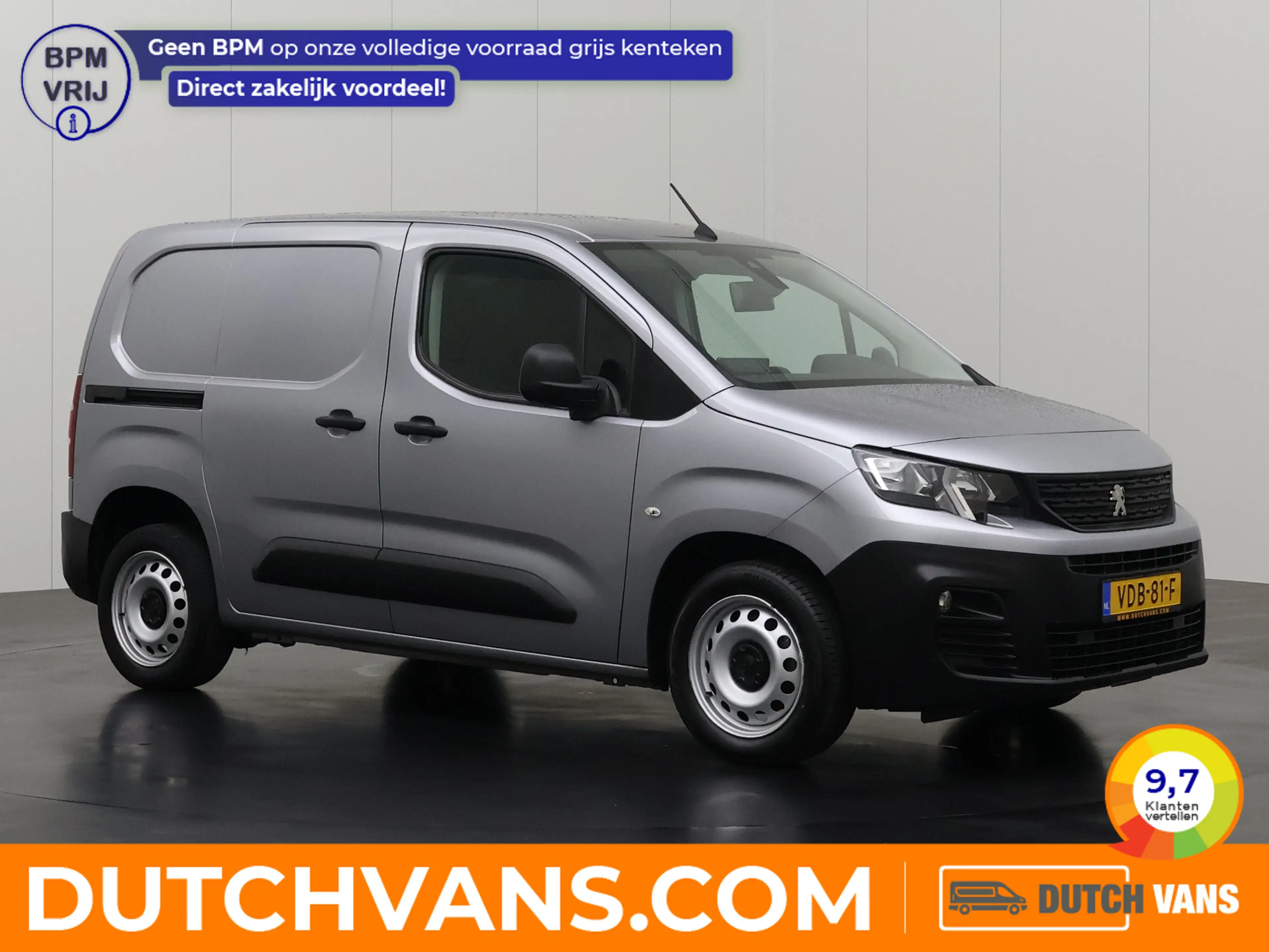 Peugeot Partner 1.6BlueHDI 100PK Asphalt | Navigatie | Airco | Cru
