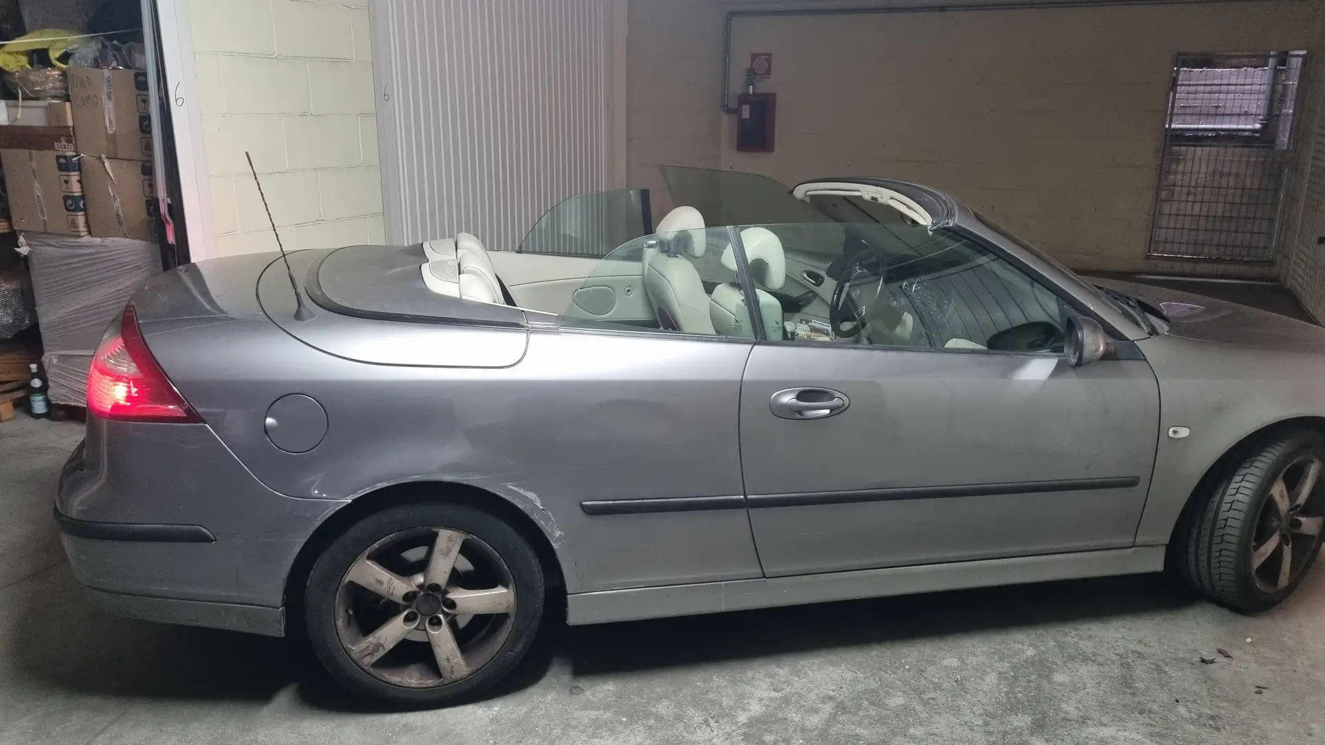 Saab 93 Cabrio 1900 turbodiesel Argento - 1