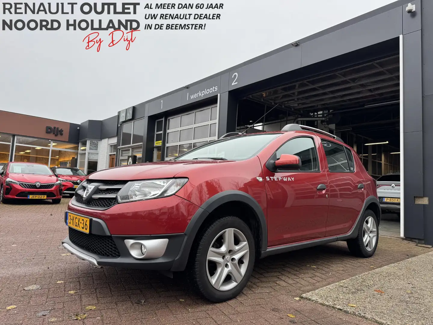 Dacia Sandero 0.9 TCe Stepway Lauréate+Trekhaak!! Rosso - 1