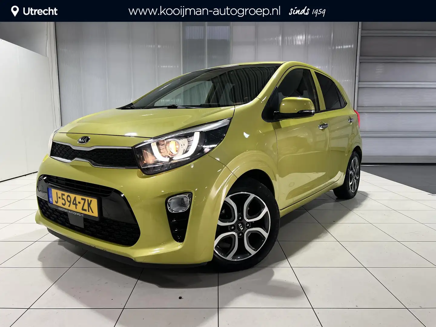 Kia Picanto 1.0 DPi DynamicPlusline Apple Carplay/Android Auto Vert - 1