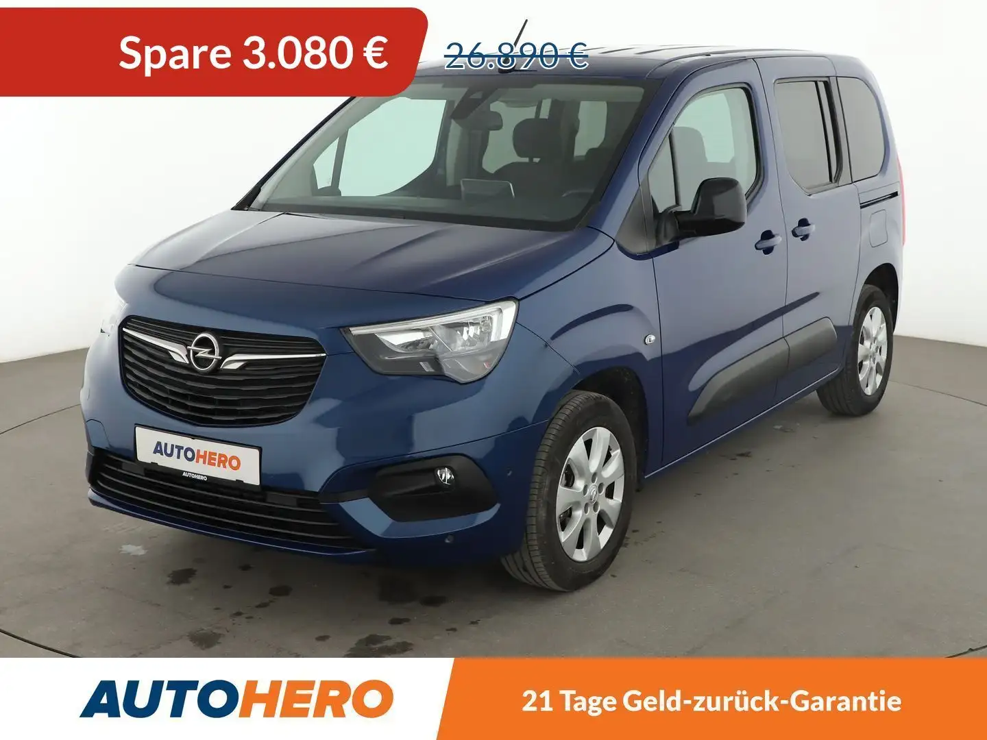 Opel Combo Life 1.2 Turbo Elegance Aut.*TEMPO*PDC*SHZ*KLIMA* Blau - 1