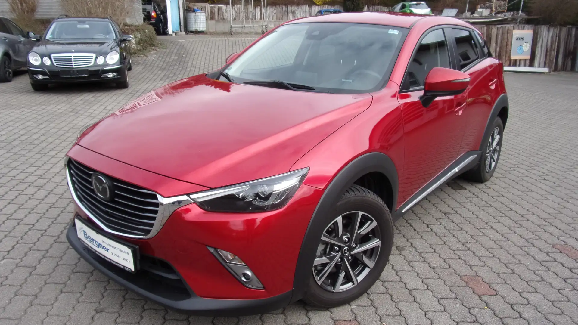 Mazda CX-3 Sports-Line (DK) - NUR 90T Km Czerwony - 1