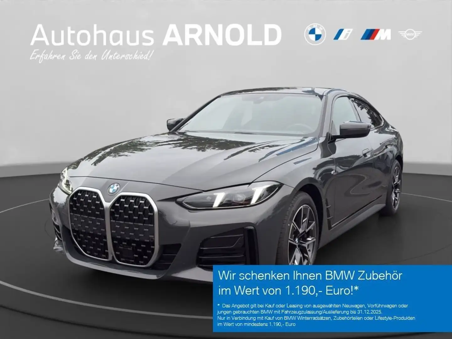 BMW 420 d M Sportpaket RFK Komfortzugang AHK Gris - 1