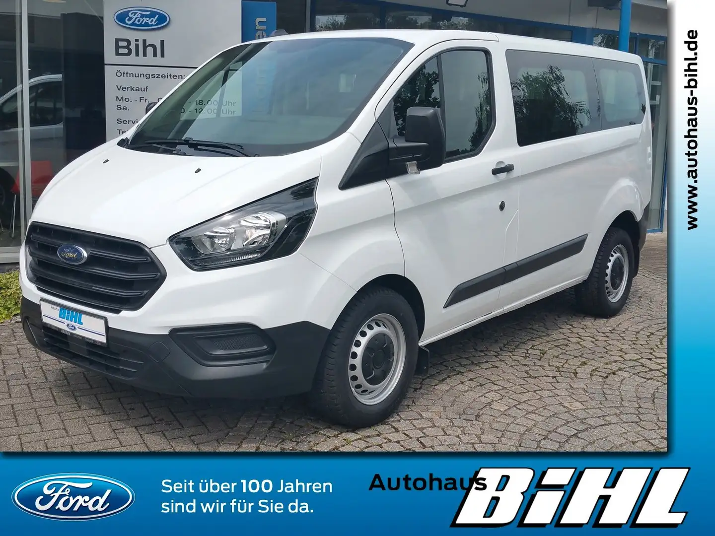 Ford Transit Custom Kombi L1 Doppelklima AHK Sichtpak Weiß - 1