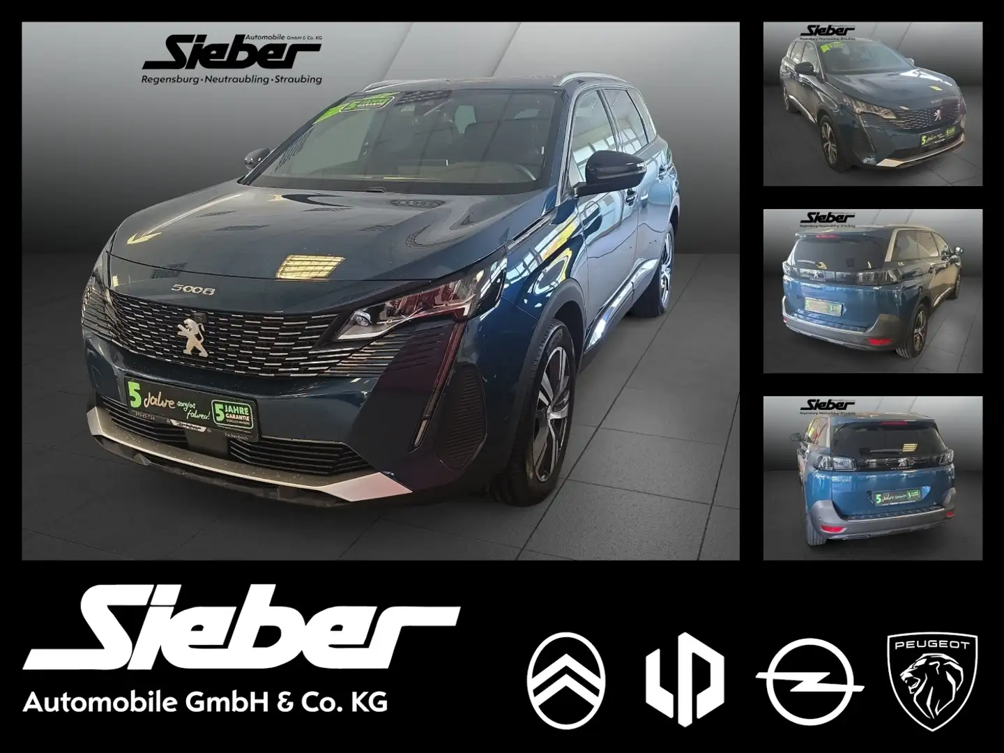 Peugeot 5008 1.2 PureTech 130 Allure Pack *360°Kamera*LED Blau - 1