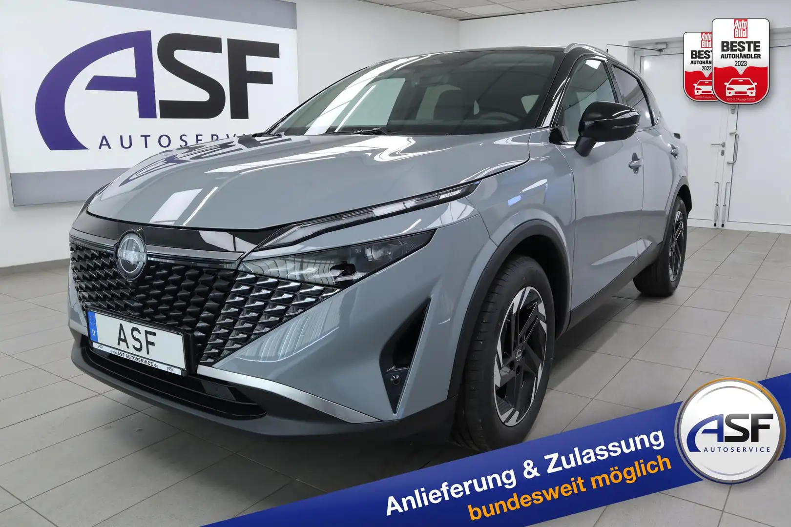 Nissan Qashqai N-Connecta 4WD #360°-Kamera #Toter-Winkel #KeyF... Grijs - 1
