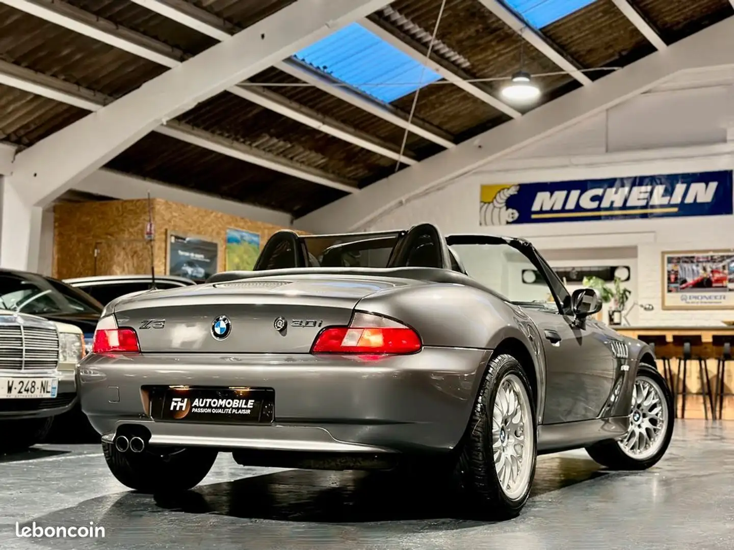 BMW Z3 Roadster 3.0i 231 ch Gris Sterling Sièges sport, Capote électrique Carnet et historique État exceptionnel Grijs - 2