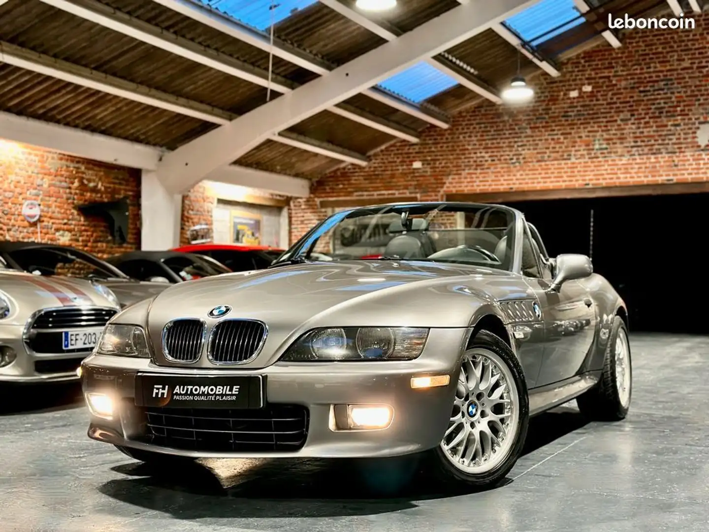 BMW Z3 Roadster 3.0i 231 ch Gris Sterling Sièges sport, Capote électrique Carnet et historique État exceptionnel Grijs - 1