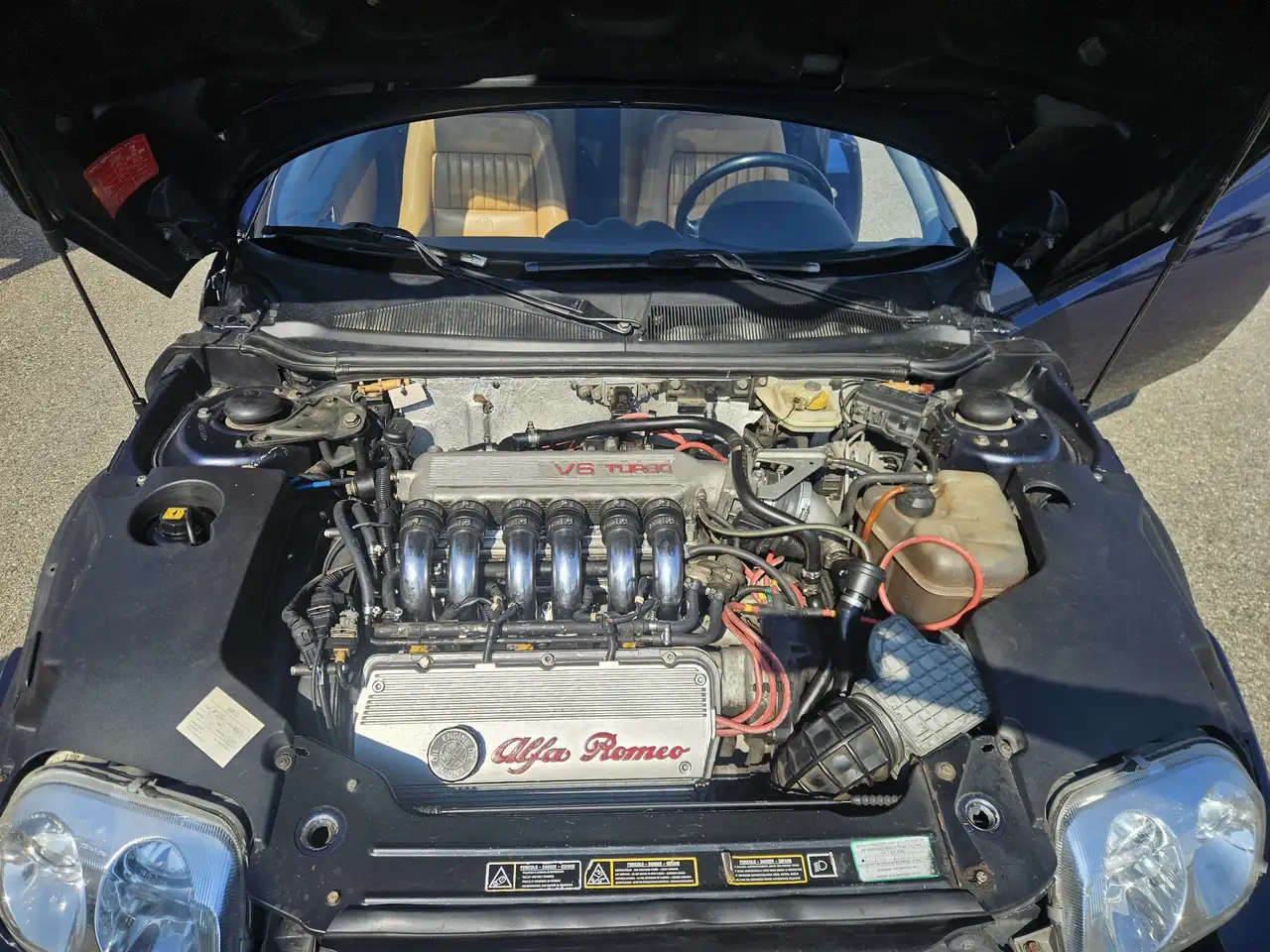 Alfa Romeo GTV 2.0 V6 tb c/pelle Momo iscritto ASI, foto 4