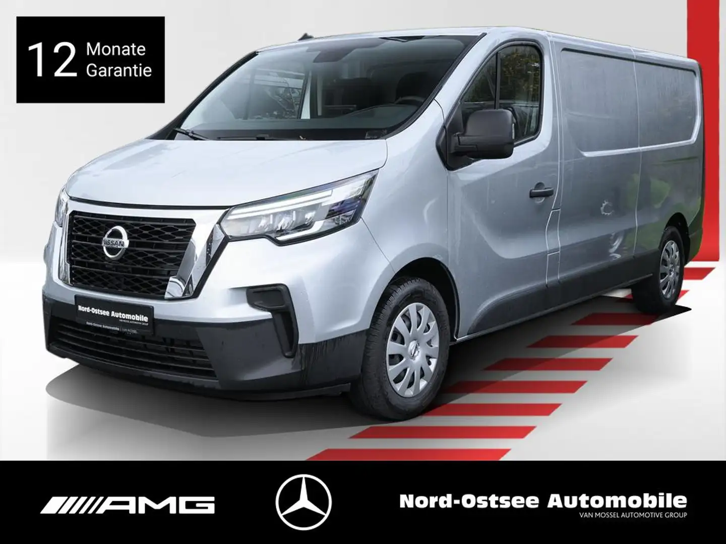 Nissan Primastar L2H1 AUTOMATIK AHK KLIMA KAMERA Silber - 1