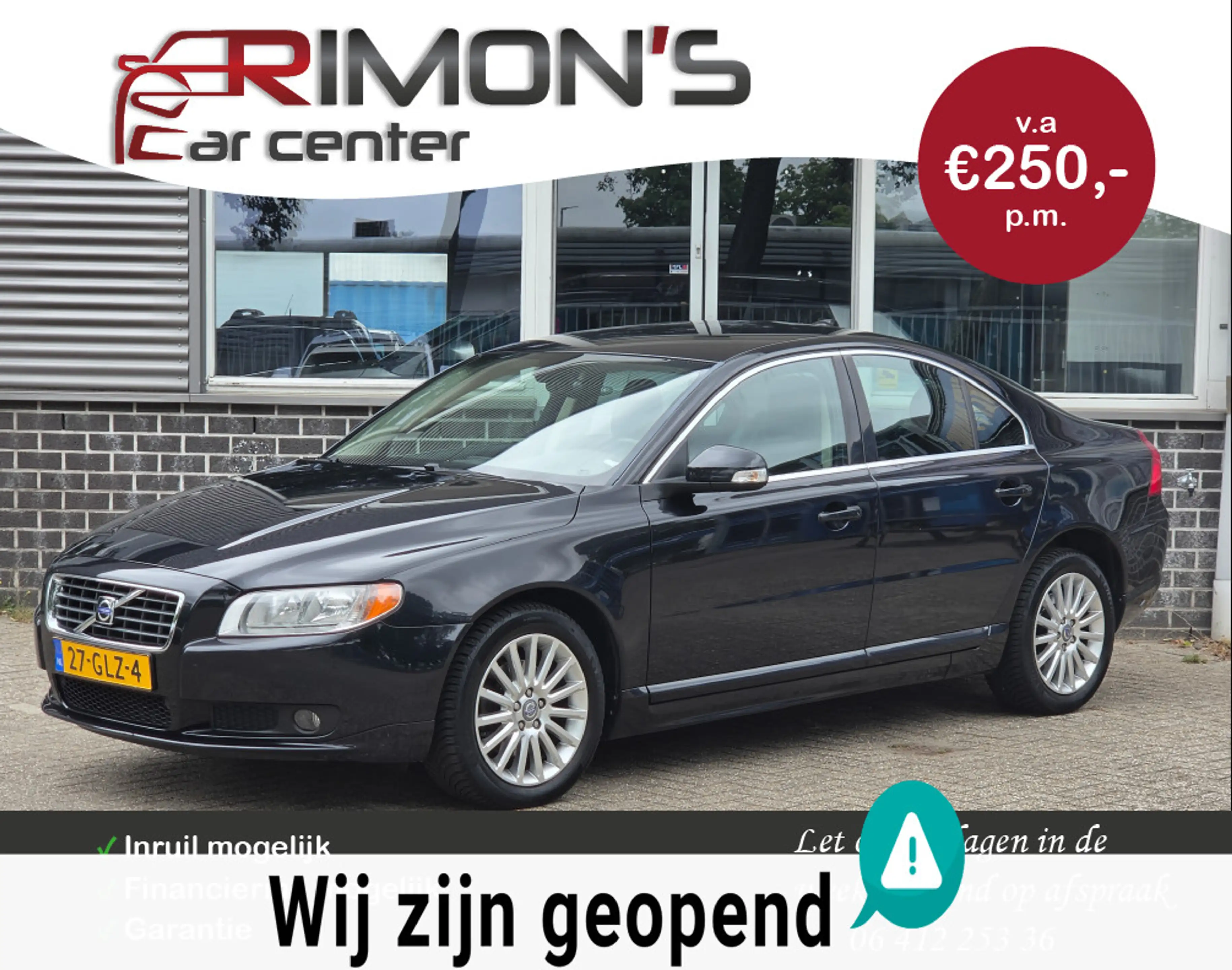 Volvo S80 2.5 T Momentum 1 Ste Eigenaar Dealer Onderhouden