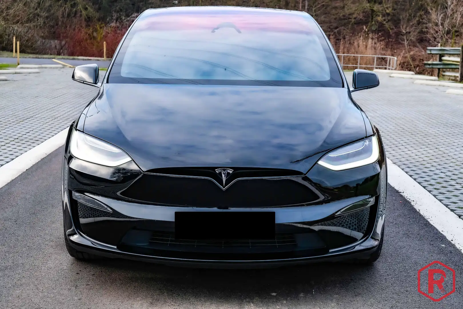 Tesla Model X Long Range Facelift 6zits Yoke AWD Negro - 2