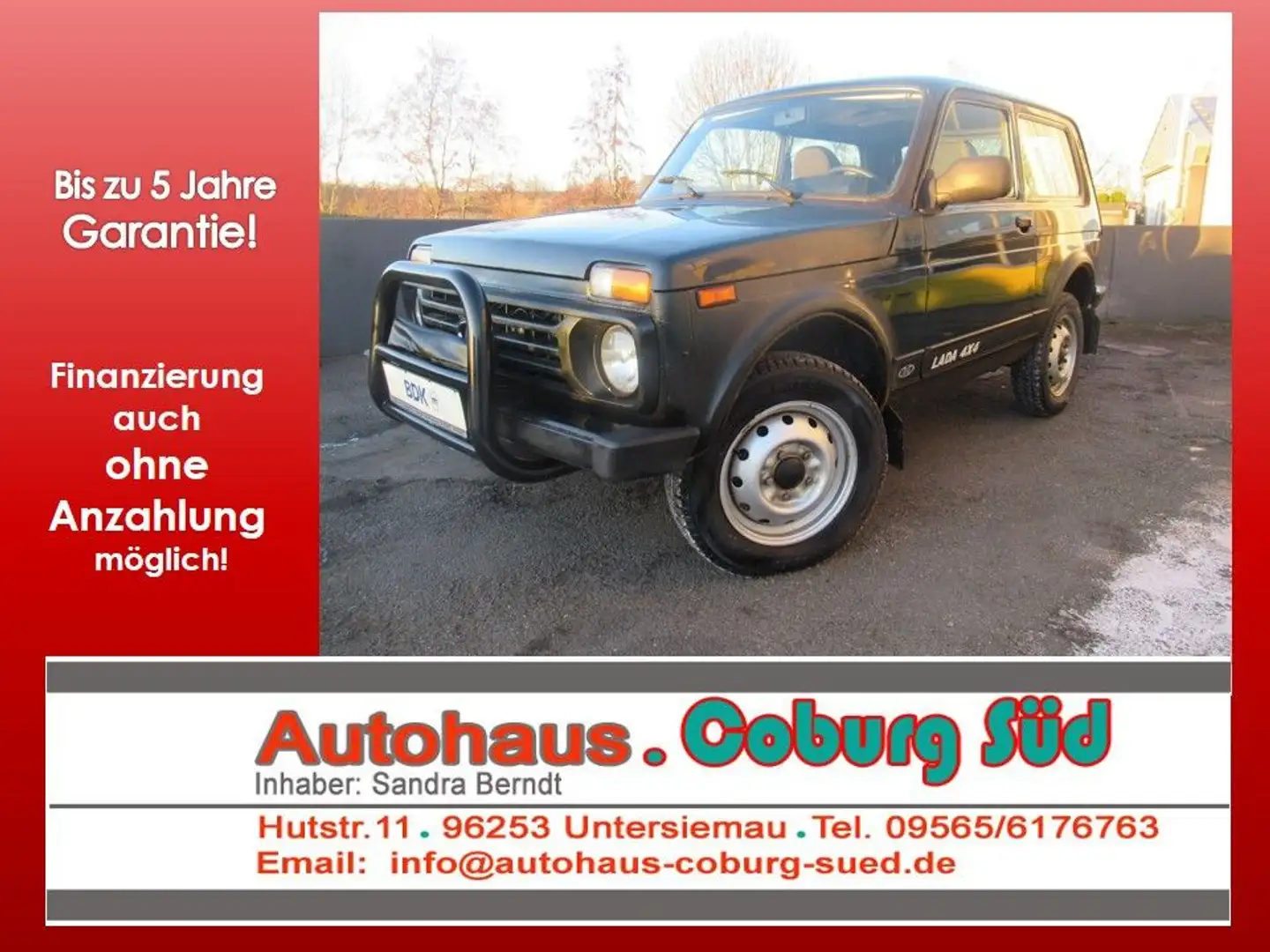 Lada Niva 4x4  AHK BÜGEL LKW-ZULASSUNG Grün - 1