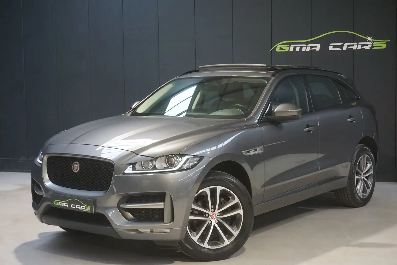 Jaguar F-Pace 25t AWD R-Sport Benzine Automaat-Nav-Pano-Garantie Grijs - 1