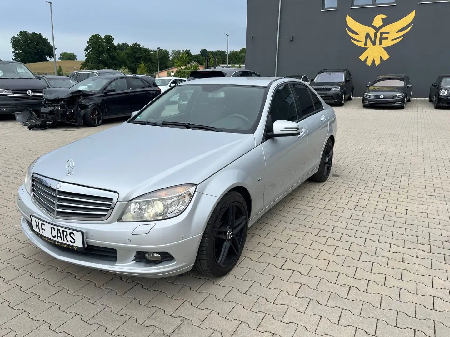 Mercedes-Benz C 200 C200 CDI Limo BlueEfficiency,AHK,2.Hd,gepfl Silber - 1