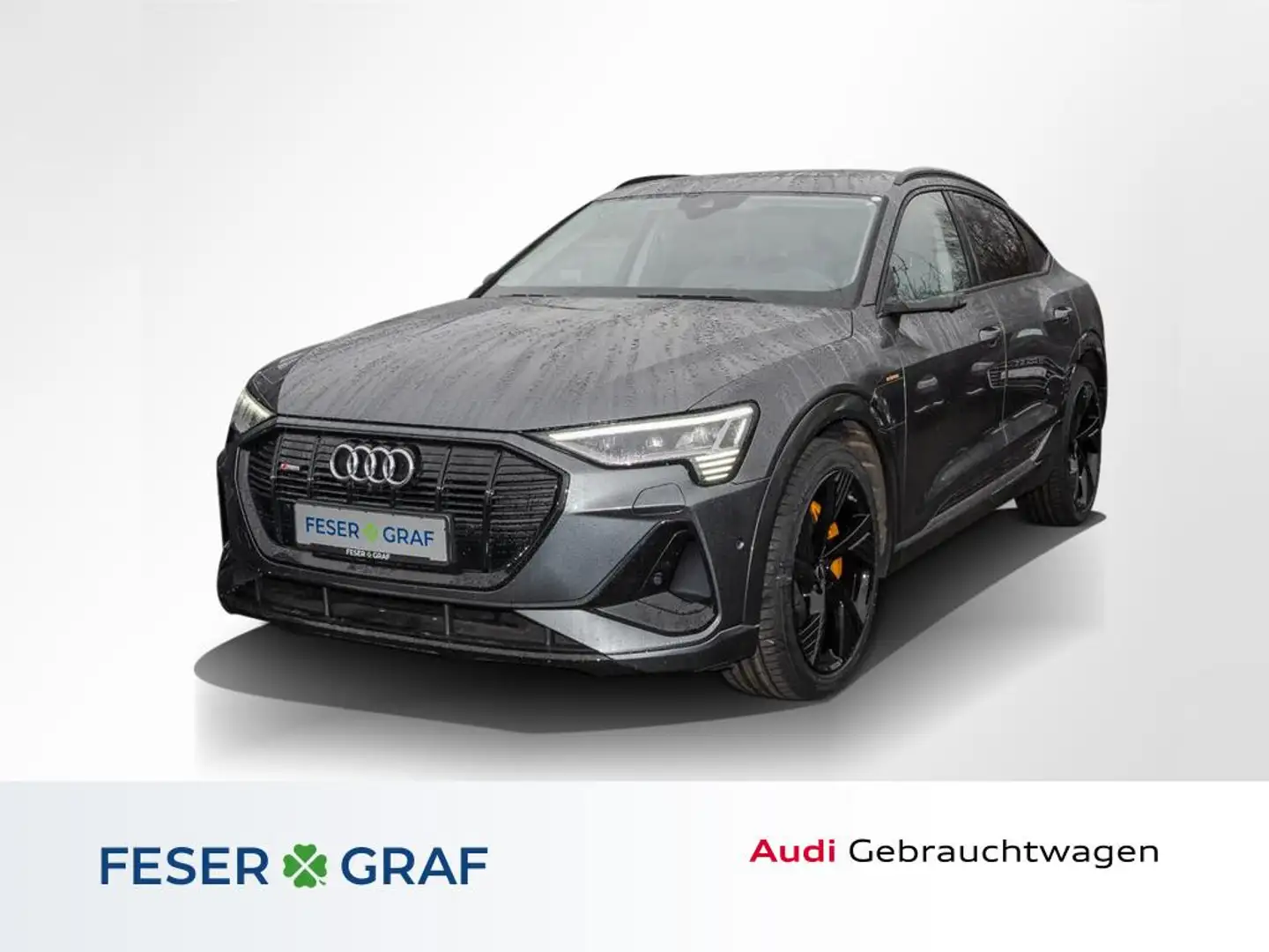 Audi e-tron Sportback 55 S line /Matrix/Pano/B&O/HuD/TV/AHK Grau - 1