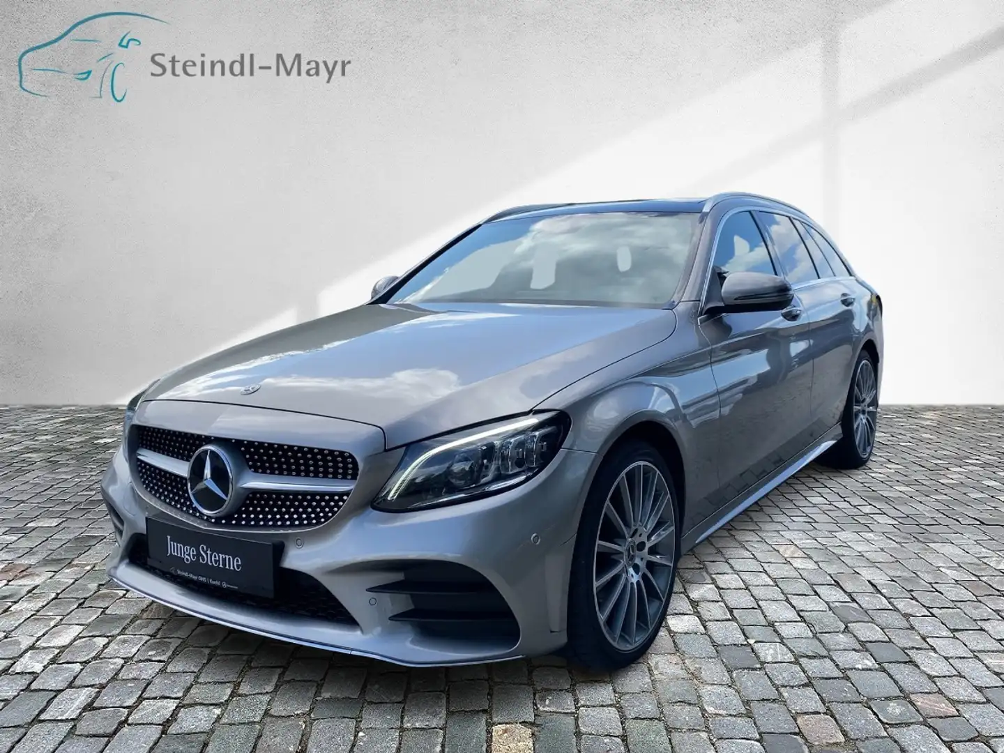 Mercedes-Benz C 220 d 4MATIC T-Modell AMG Line AMG Pano AIR Silber - 2